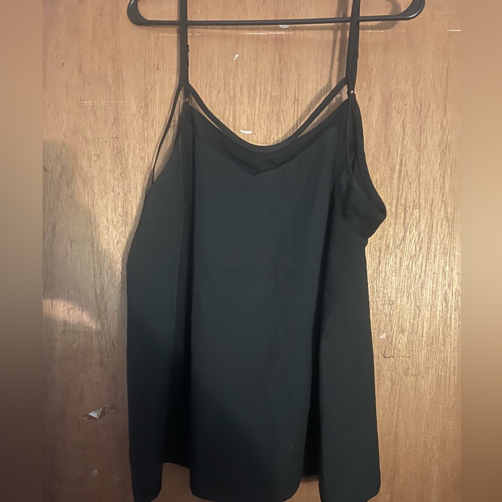 Black tank top